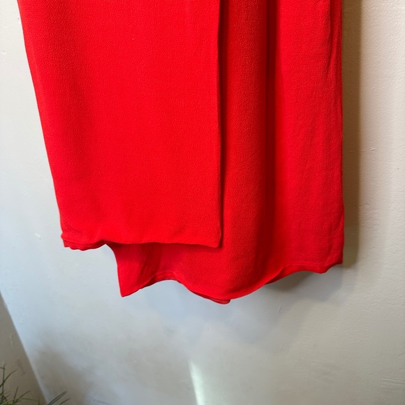 J Brand | Mina Dress Masai Masa V-Neck Side Hip Pockets Asymmetrical Mini Dress - Picture 13 of 16